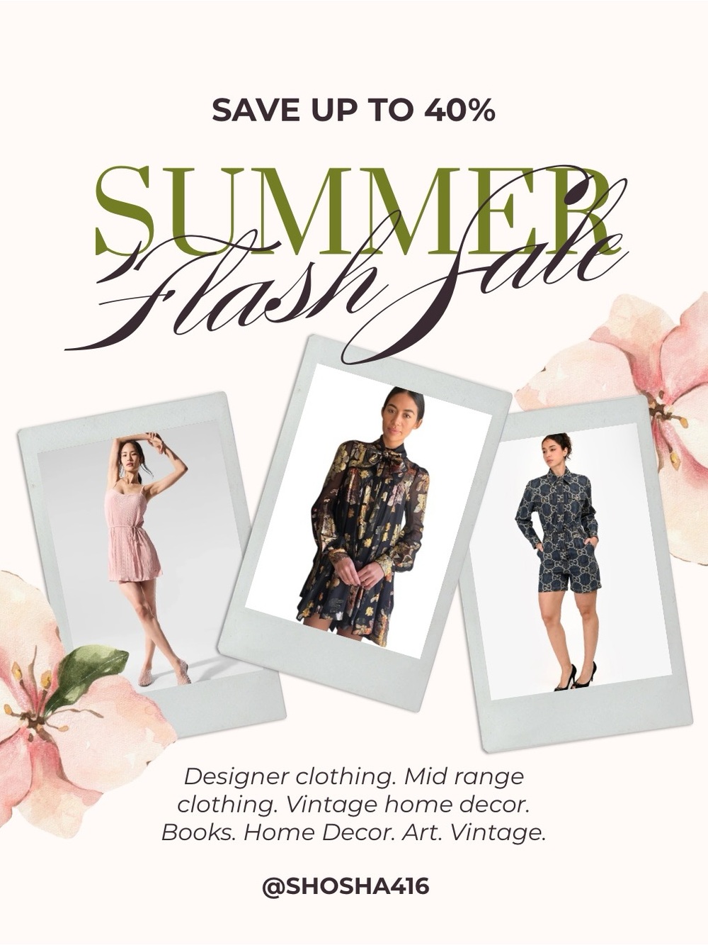 SUMMER FLASH SALE!